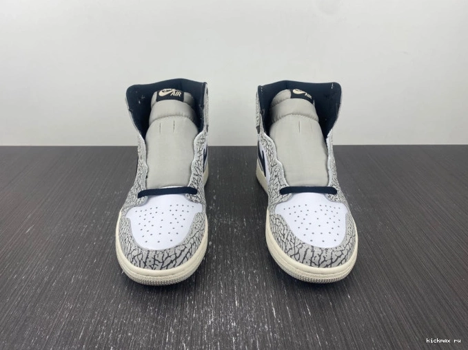 Cheap Air Jordan DZ5485-052 1 White Cement OG High 0702